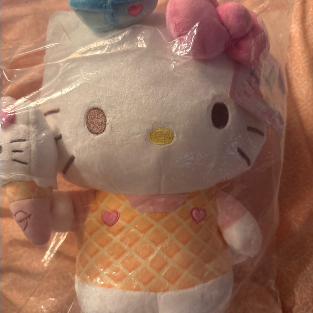 Hello Kitty Plush with Ice Cream